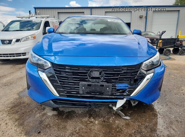 3N1AB8CV8SY401487 2025 NISSAN SENTRA Blue Панорамний вид салону 360°