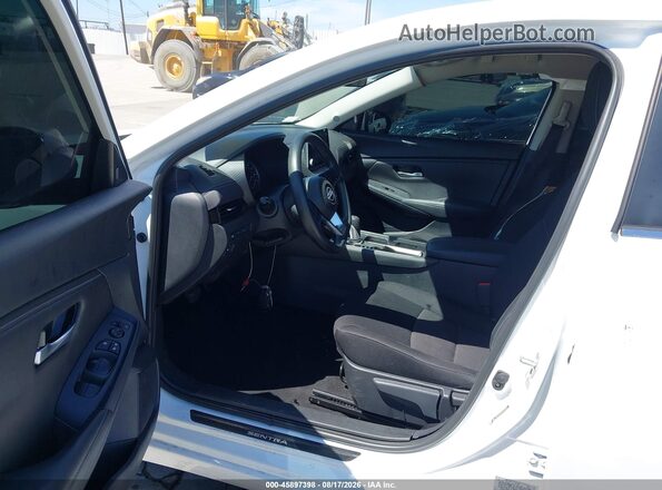 3N1AB8CV8SY403398 2025 NISSAN SENTRA White წინა სალონის ხედი