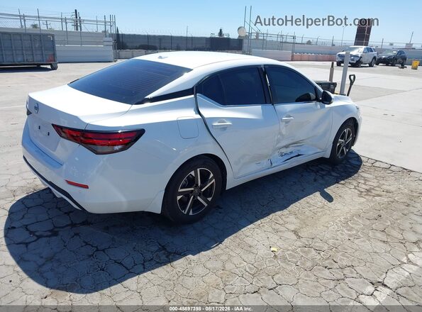 3N1AB8CV8SY403398 2025 NISSAN SENTRA White უკანა მარჯვენა
