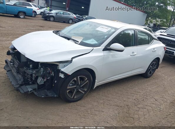3N1AB8CV8SY409184 2025 NISSAN SENTRA White Przód lewy