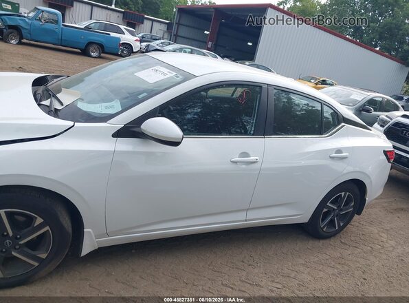 3N1AB8CV8SY409184 2025 NISSAN SENTRA White Widok wnętrza 360 stopni