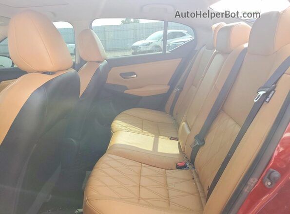 3N1AB8CV9LY208010 2020 NISSAN SENTRA Burgundy უკანა სავარძლების ხედი