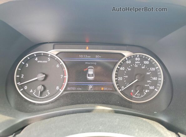 3N1AB8CV9LY208010 2020 NISSAN SENTRA Burgundy ხელსაწყოთა პანელის ხედი