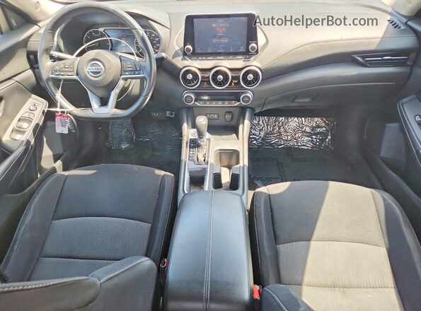 3N1AB8CV9LY234574 2020 NISSAN SENTRA Синий Вид панели приборов