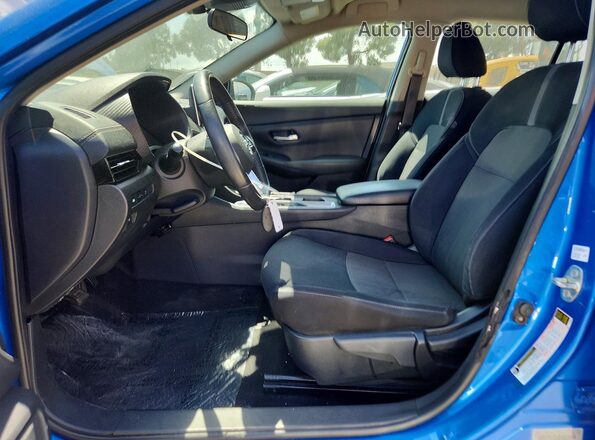 3N1AB8CV9LY234574 2020 NISSAN SENTRA Синий Вид салона спереди