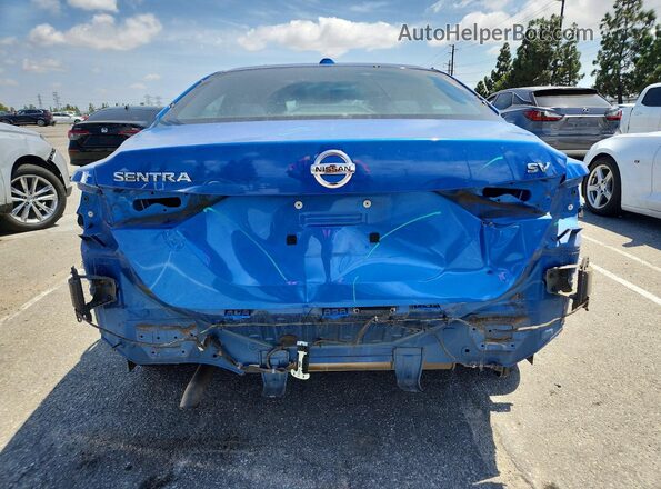 3N1AB8CV9LY234574 2020 NISSAN SENTRA Синий Вид сзади