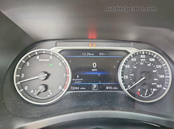 3N1AB8CV9MY229196 2021 NISSAN SENTRA Бордовый Вид щитка приборов