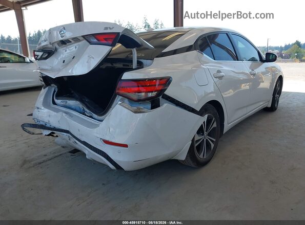 3N1AB8CV9MY265342 2021 NISSAN SENTRA White Հետևի աջ