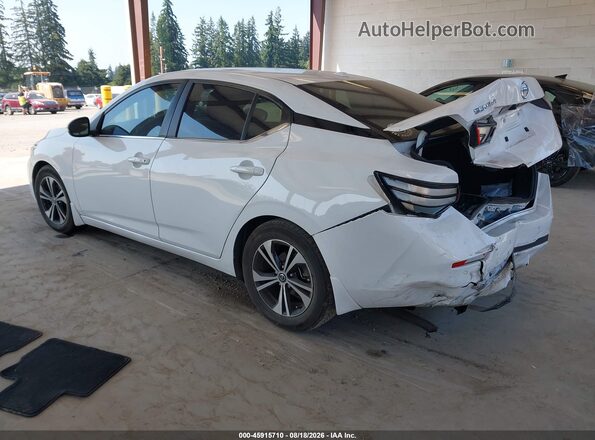 3N1AB8CV9MY265342 2021 NISSAN SENTRA White Հետևի ձախ