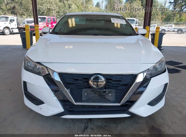3N1AB8CV9MY265342 2021 NISSAN SENTRA White Սարքավորումների վահանակի տեսք