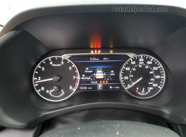3N1AB8CV9MY269262 2021 NISSAN SENTRA Черный Вид щитка приборов