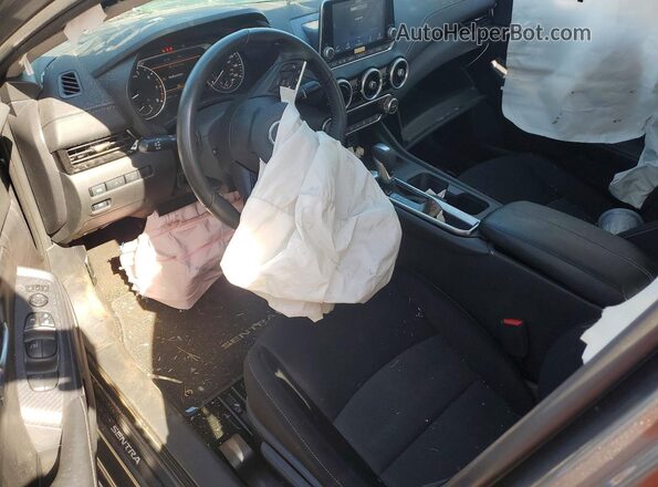 3N1AB8CV9MY274171 2021 NISSAN SENTRA Серый Вид панели приборов