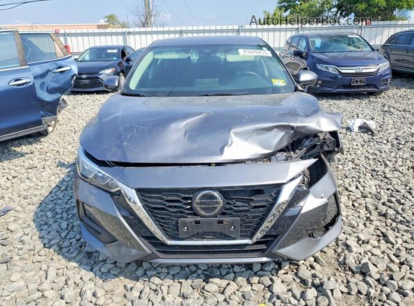 3N1AB8CV9MY275806 2021 NISSAN SENTRA Gray Vista del compartimento del motor