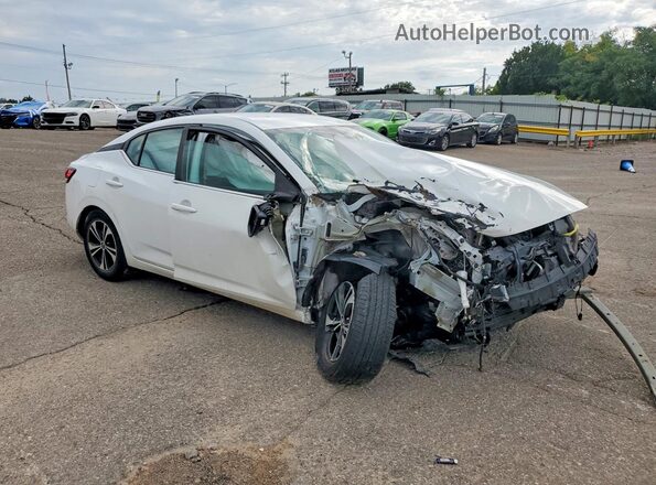 3N1AB8CV9MY284957 2021 NISSAN SENTRA White Առջևի աջ