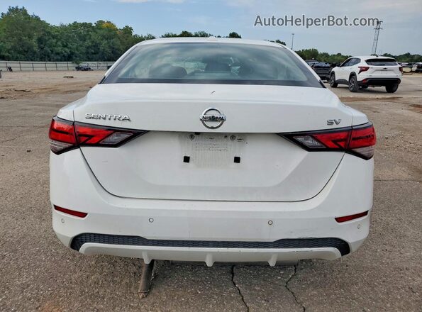 3N1AB8CV9MY284957 2021 NISSAN SENTRA White Հետևի տեսք
