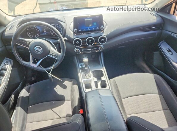 3N1AB8CV9PY227615 2023 NISSAN SENTRA Черный Вид панели приборов