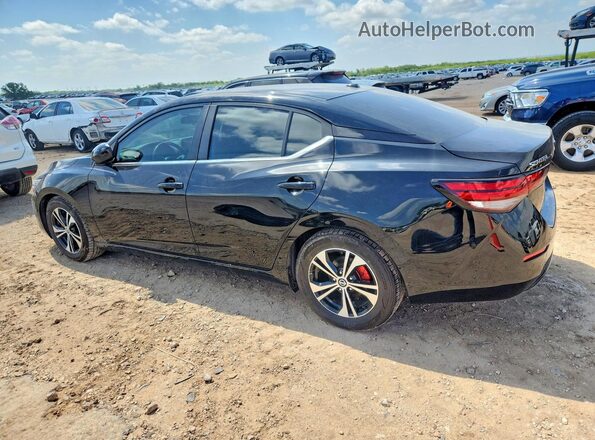 3N1AB8CV9PY227615 2023 NISSAN SENTRA Черный Задняя левая четверть