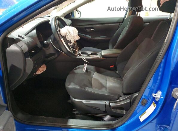 3N1AB8CV9PY245435 2023 NISSAN SENTRA Blue Вид салону спереду
