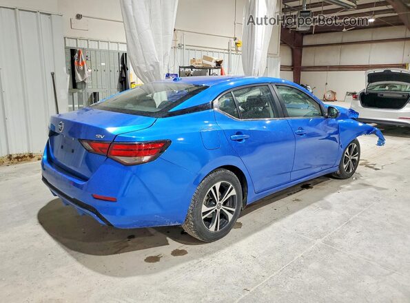 3N1AB8CV9PY245435 2023 NISSAN SENTRA Blue Задня права чверть