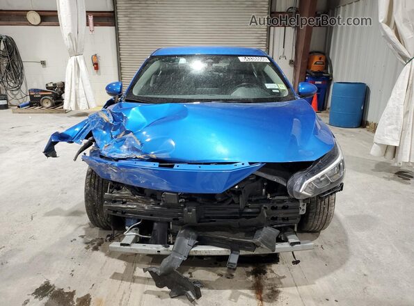 3N1AB8CV9PY245435 2023 NISSAN SENTRA Blue Панорамний вид салону 360°