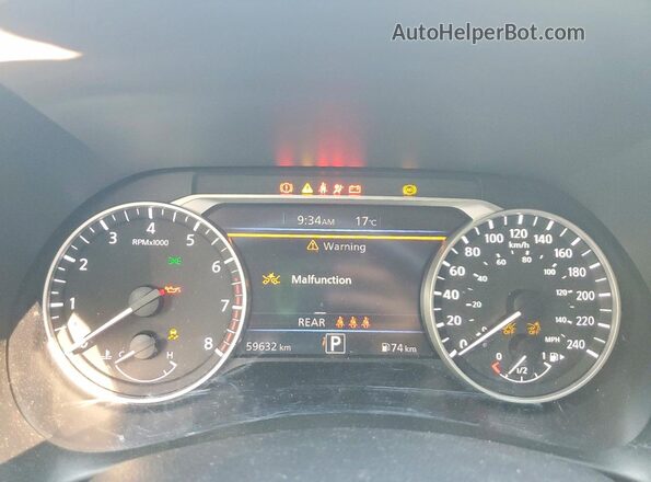 3N1AB8CV9PY264051 2023 NISSAN SENTRA White ხელსაწყოთა პანელის ხედი
