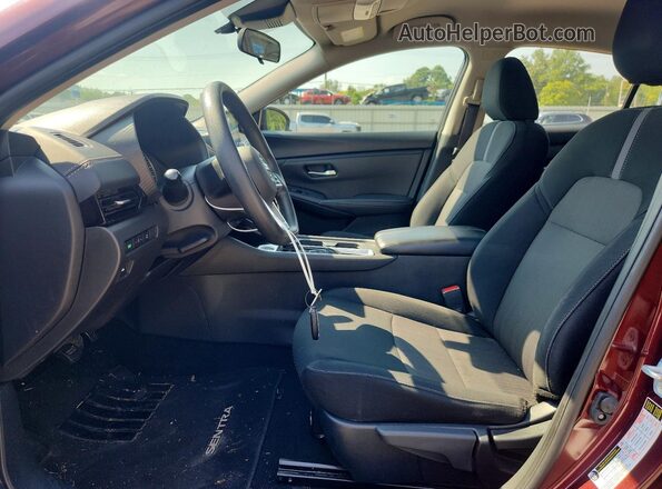 3N1AB8CV9PY266317 2023 NISSAN SENTRA Red წინა სალონის ხედი