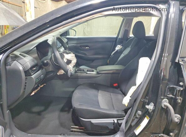 3N1AB8CV9PY280217 2023 NISSAN SENTRA Black Front interior view