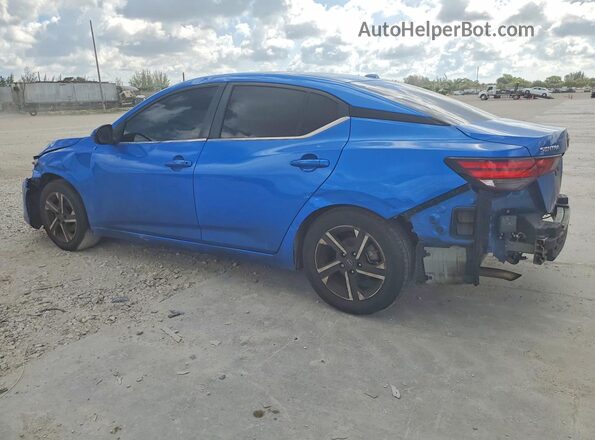 3N1AB8CV9RY216343 2024 NISSAN SENTRA Синий Задняя левая четверть