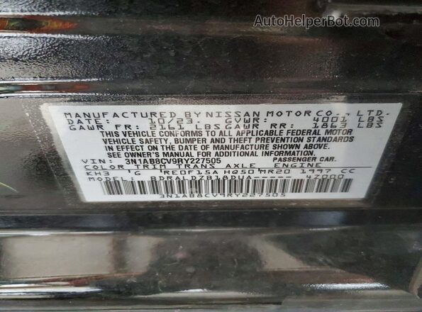 3N1AB8CV9RY227505 2024 NISSAN SENTRA Black Vista del compartimento del motor