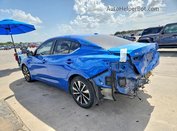 3N1AB8CV9RY245633 2024 NISSAN SENTRA Blue Հետևի ձախ