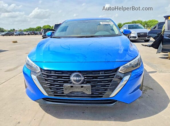3N1AB8CV9RY245633 2024 NISSAN SENTRA Blue Դիմացի տեսք