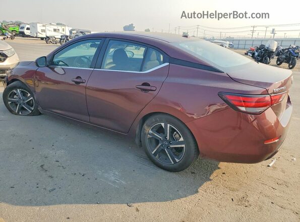3N1AB8CV9RY289907 2024 NISSAN SENTRA Бордовый Задняя левая четверть