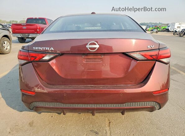 3N1AB8CV9RY289907 2024 NISSAN SENTRA Бордовый Вид сзади