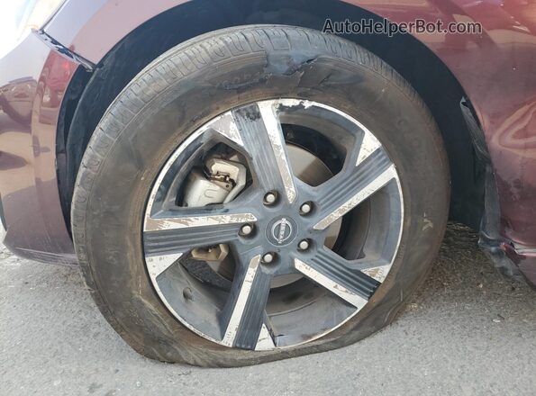 3N1AB8CV9RY289907 2024 NISSAN SENTRA Бордовый Панорамный вид салона 360°