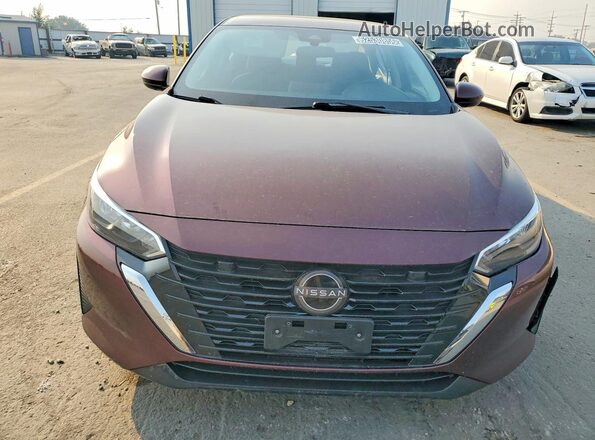 3N1AB8CV9RY289907 2024 NISSAN SENTRA Бордовый Вид спереди