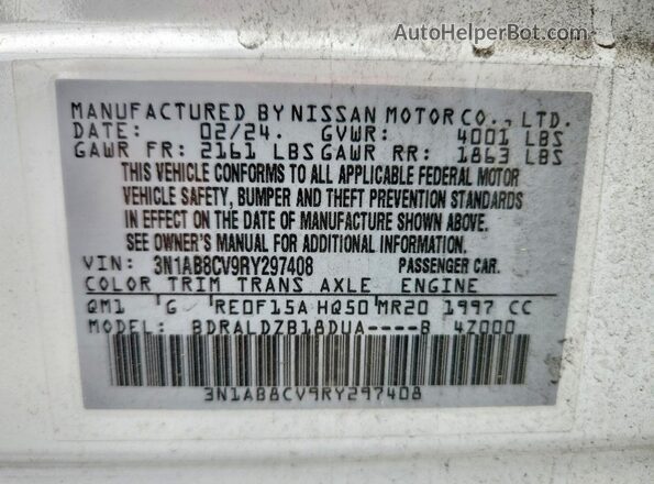 3N1AB8CV9RY297408 2024 NISSAN SENTRA White Vista del compartimento del motor