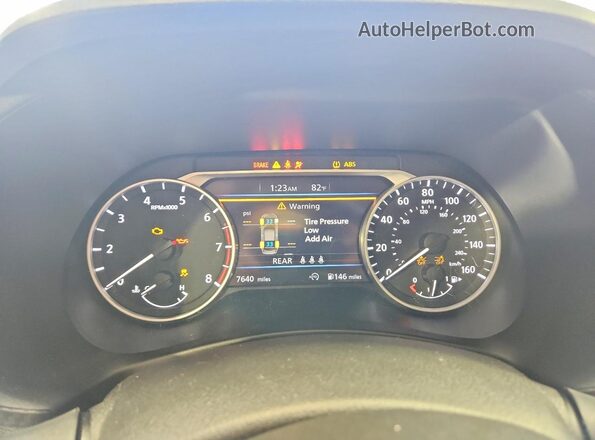 3N1AB8CV9RY321819 2024 NISSAN SENTRA Blue Вид щитка приладів