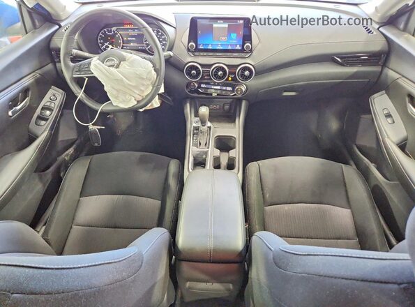 3N1AB8CV9RY321819 2024 NISSAN SENTRA Blue Вид панелі приладів