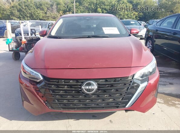 3N1AB8CV9RY378926 2024 NISSAN SENTRA Red ხელსაწყოთა პანელის ხედი