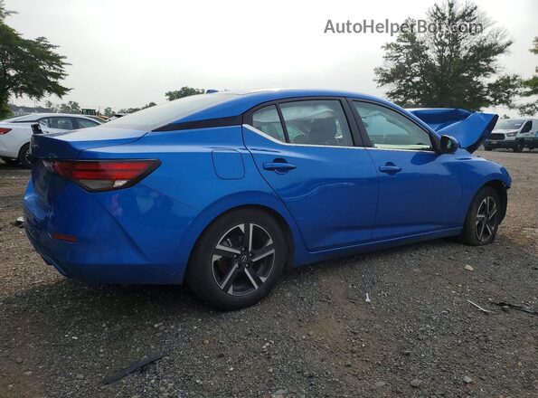 3N1AB8CV9SY210645 2025 NISSAN SENTRA Синий Задняя правая четверть