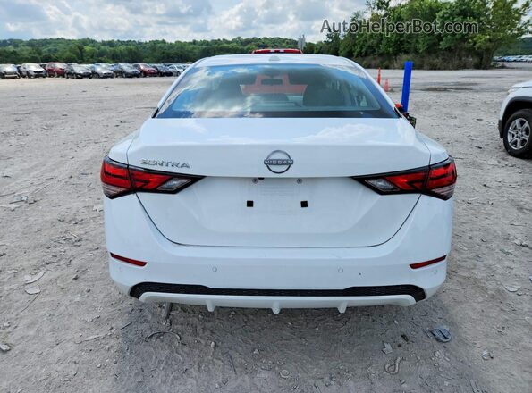 3N1AB8CV9SY230247 2025 NISSAN SENTRA White Widok z tyłu