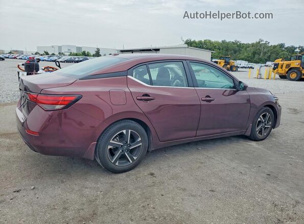 3N1AB8CV9SY231611 2025 NISSAN SENTRA Burgundy Հետևի աջ