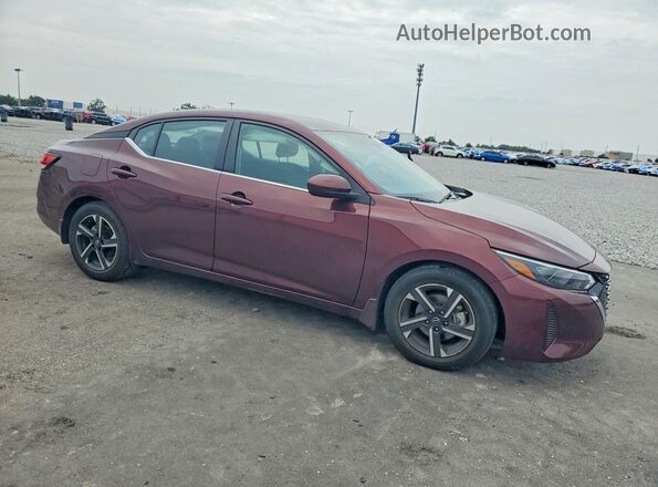 3N1AB8CV9SY231611 2025 NISSAN SENTRA Burgundy Առջևի աջ