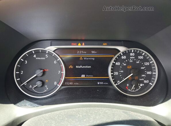 3N1AB8CV9SY239868 2025 NISSAN SENTRA Gray Вид щитка приладів