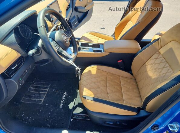 3N1AB8CV9SY262566 2025 NISSAN SENTRA Blue Front interior view