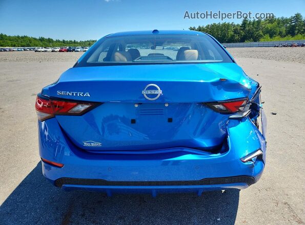 3N1AB8CV9SY262566 2025 NISSAN SENTRA Blue Rear view