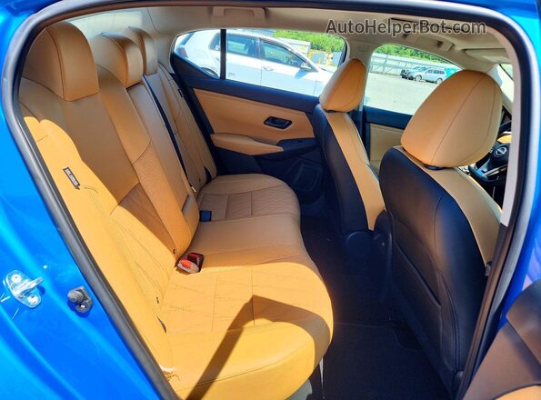 3N1AB8CV9SY262566 2025 NISSAN SENTRA Blue Rear seats view