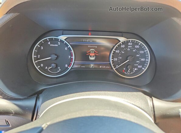 3N1AB8CV9SY262566 2025 NISSAN SENTRA Blue Instrument cluster view