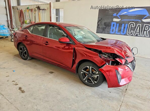 3N1AB8CV9SY285734 2025 NISSAN SENTRA Red Przód prawy