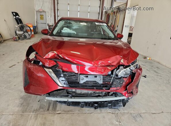 3N1AB8CV9SY285734 2025 NISSAN SENTRA Red Widok wnętrza 360 stopni